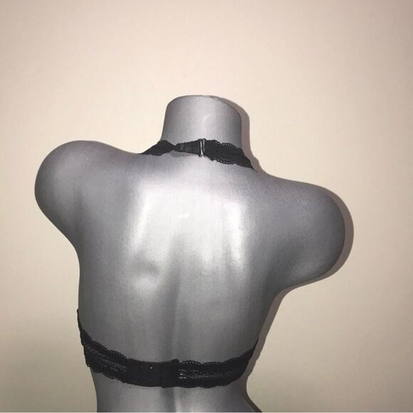 Victorias Secret Unlined Halter Wireless Lace Bralette Bra Small. NWT - Picture 6 of 7